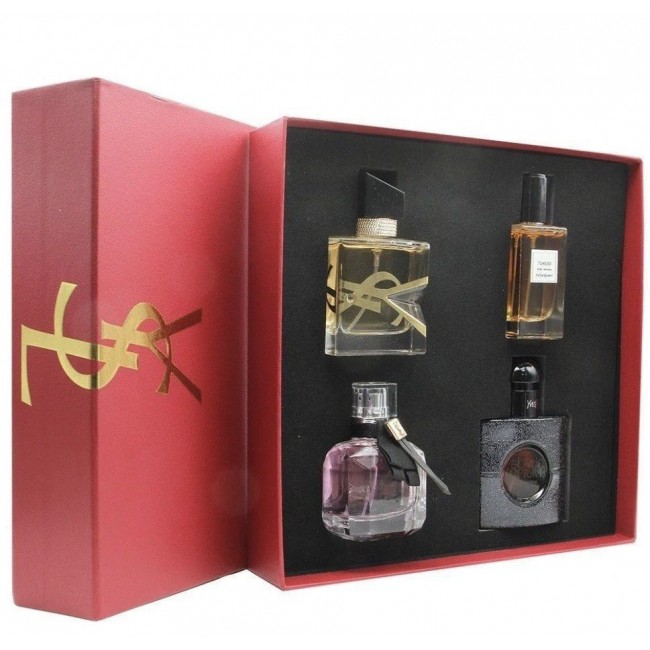 مجموعه عطور سان لوران برائحه جذابه مكون 4 قطع طقم  -L4977